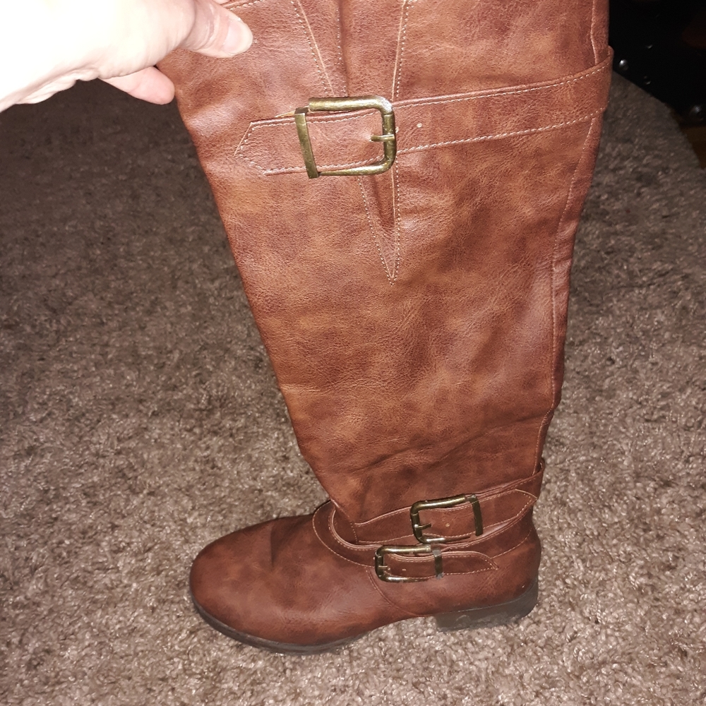 2 PAIRS of Women's calf length boots